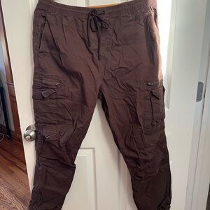 15-Men's Brown Cargo Pants
